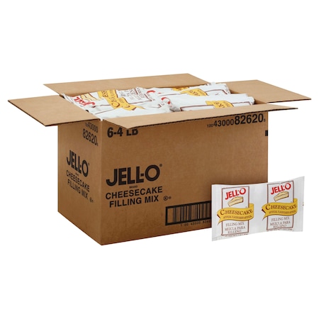 Jell-O Jell-O Mix Cheesecake 4lbs Bags, PK6 10043000826208